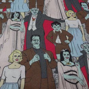 Classic "THE MUNSTERS" Handmade Cotton Pillowcase
